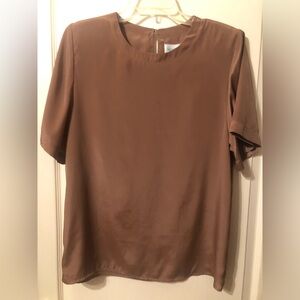 Elegant Brown Women's Top by Sara Stephen